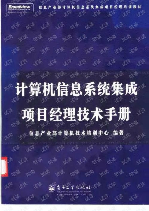《計算機信息系統集成項目經理技術手冊 核心職責、技術要點與實施策略》